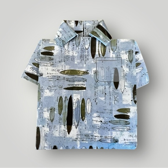 Hawaiian Airlines Salt & Pepper ORIGAMI Aloha Shirt Collectible Souvenir New - Picture 5 of 16